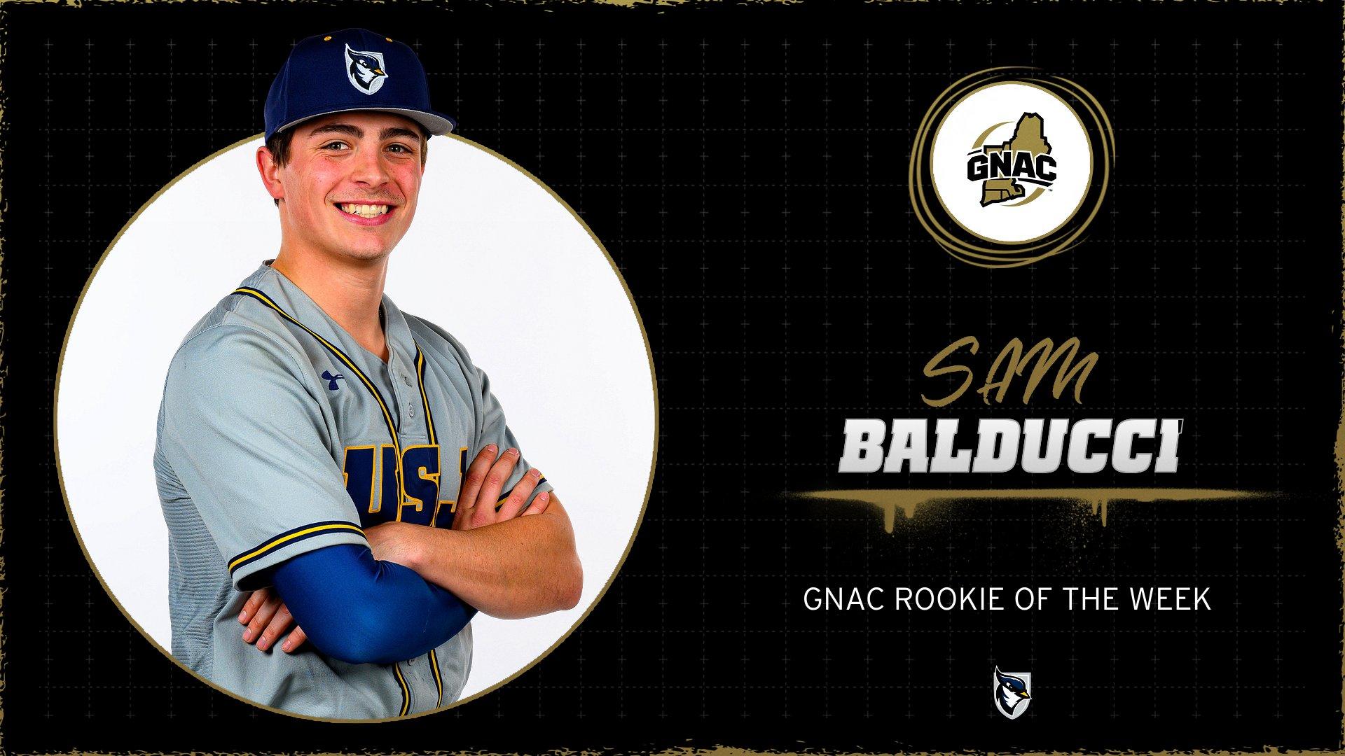Balducci Named GNAC Baseball Rookie of the Week for Second Straight Week