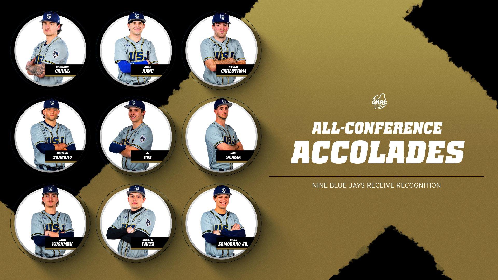 Cahill Named Pitcher of the Year, Headlines USJ Baseball's GNAC Year-End Award Winners
