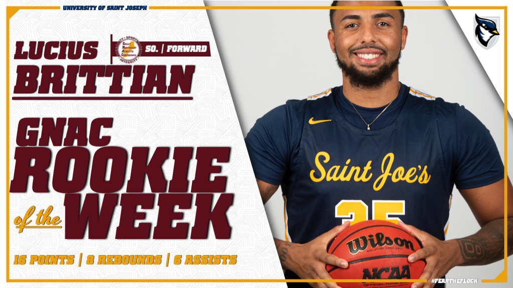 Brittian Named GNAC Men's Basketball Rookie Of The Week