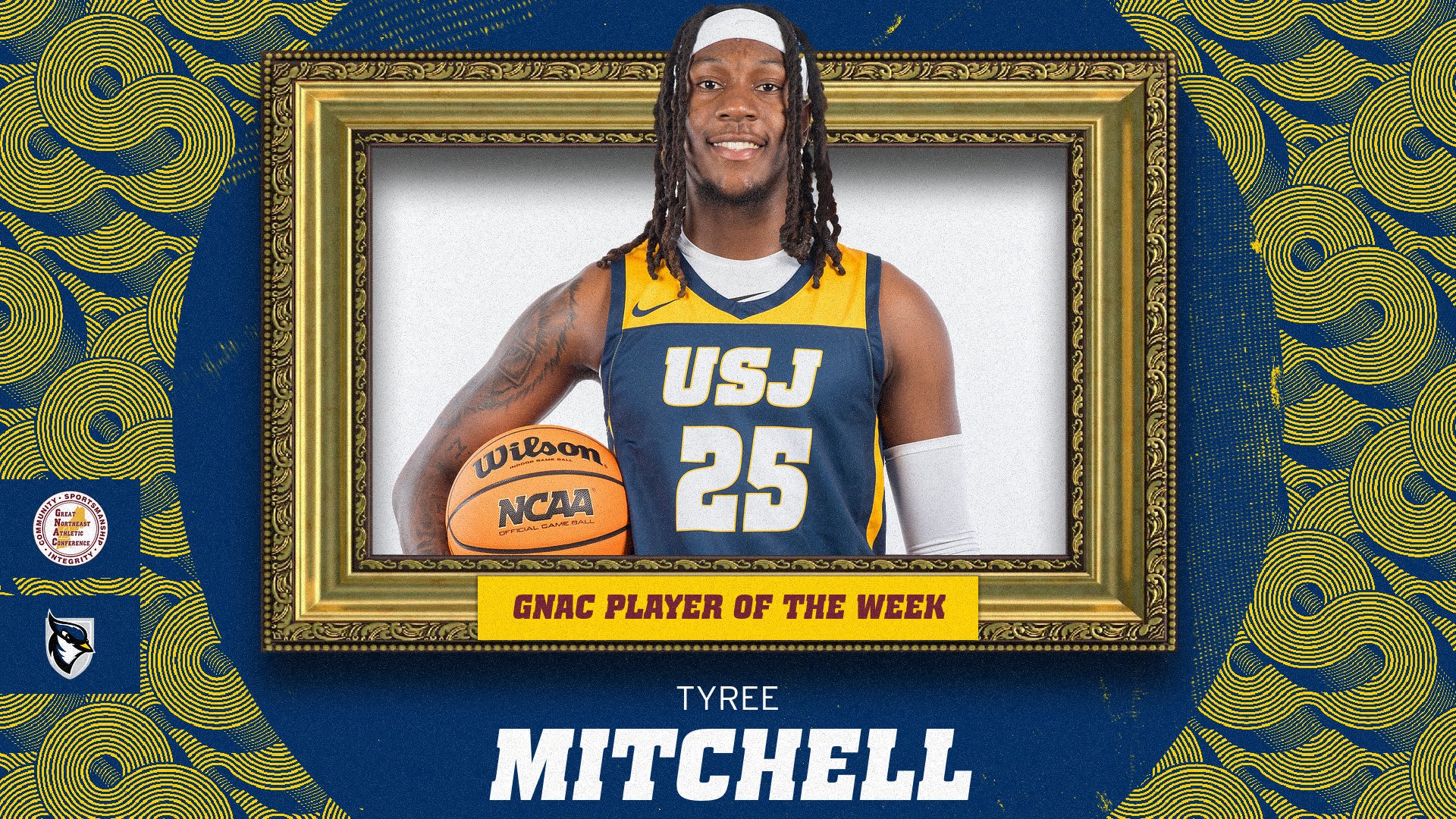 Mitchell Tabbed GNAC Men's Basketball Player of the Week