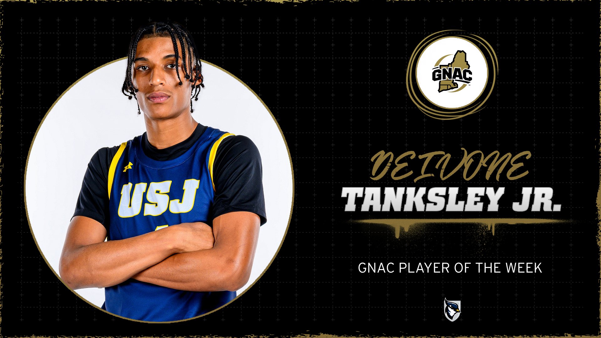 Tanksley Jr. Named GNAC Men's Basketball Player of the Week