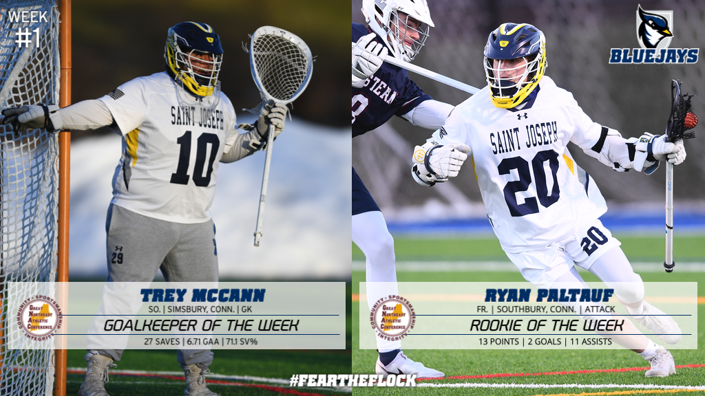 McCann, Paltauf Earn GNAC Weekly MLAX Accolades