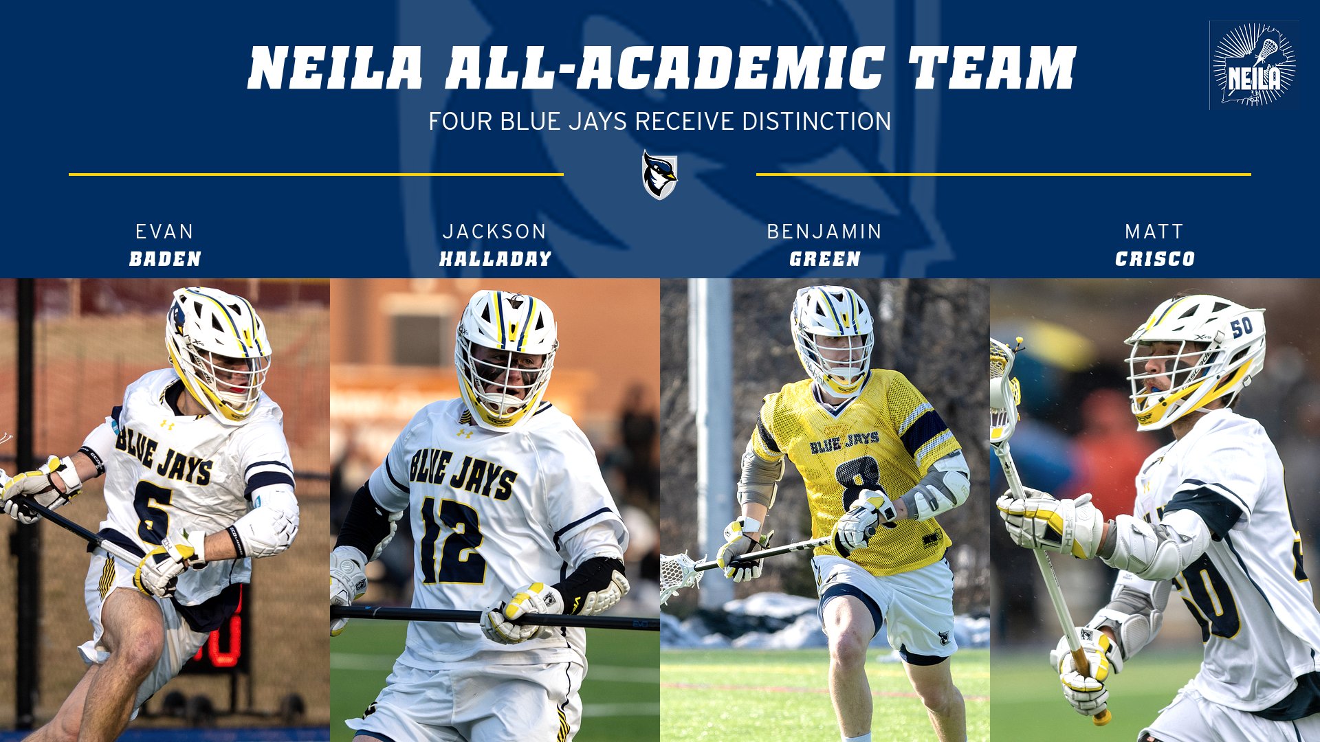 Four Blue Jays Named to NEILA All-Academic Team