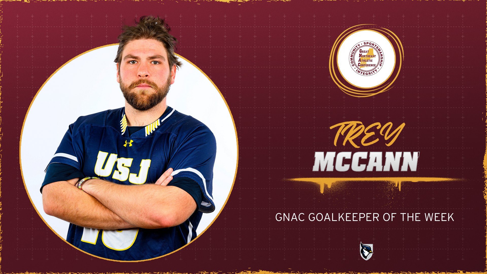 McCann Named GNAC Men's Lacrosse Goalkeeper of the Week