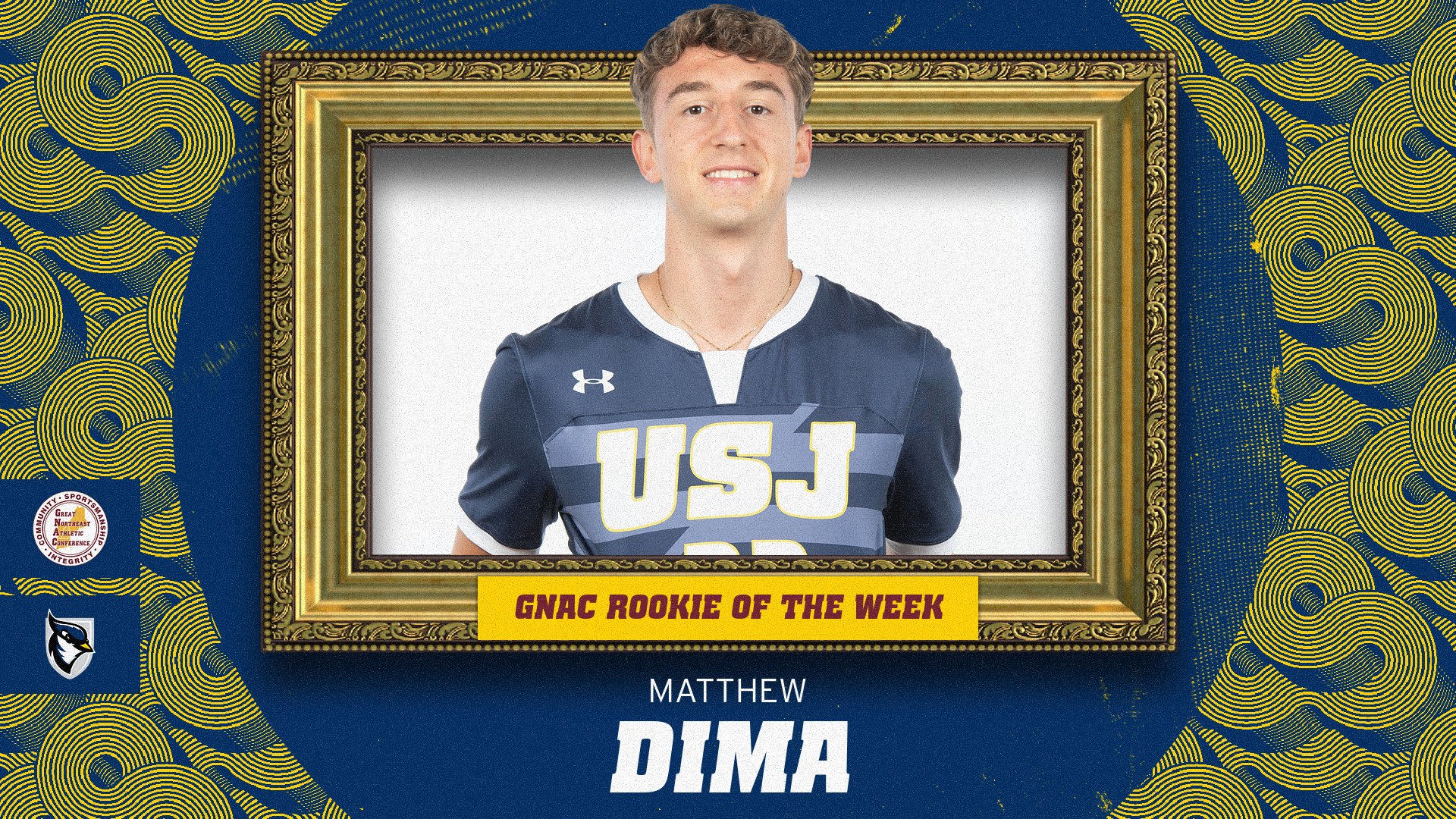 Dima Earns GNAC Rookie of the Week Accolades