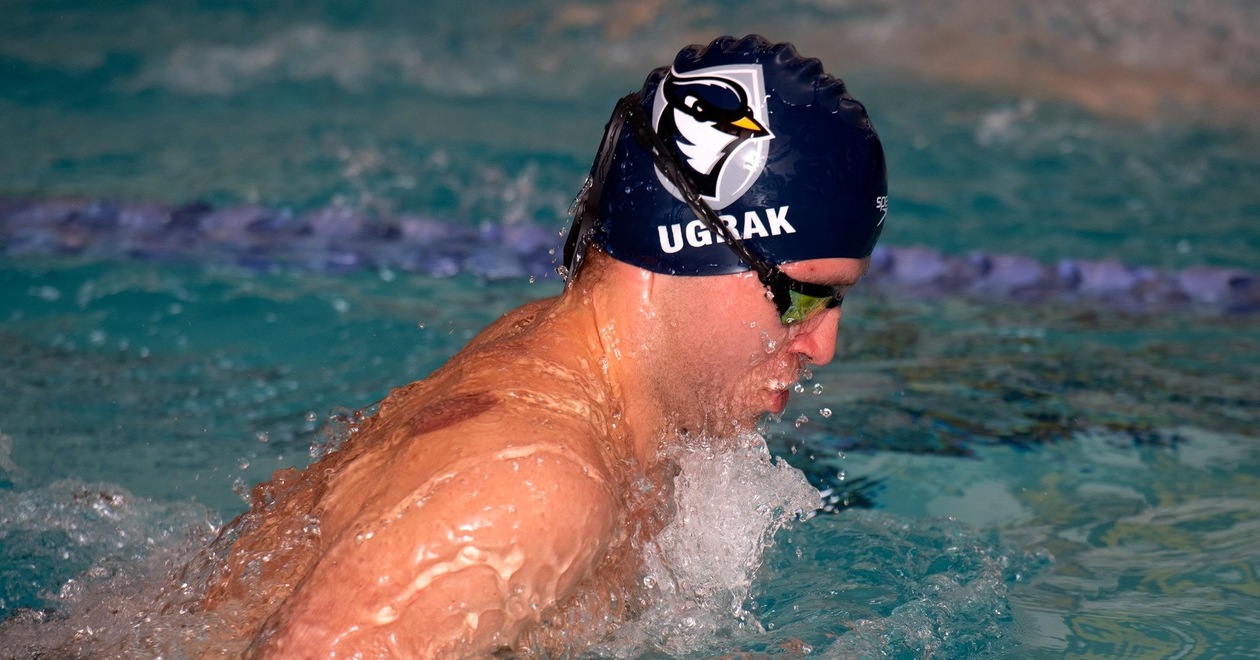 Men's Swim Makes Gains In Norwich Dual Meet Friday