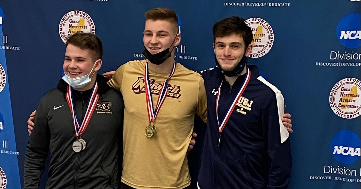 Records Fall As Blue Jays Claim Third In GNAC Title Meet