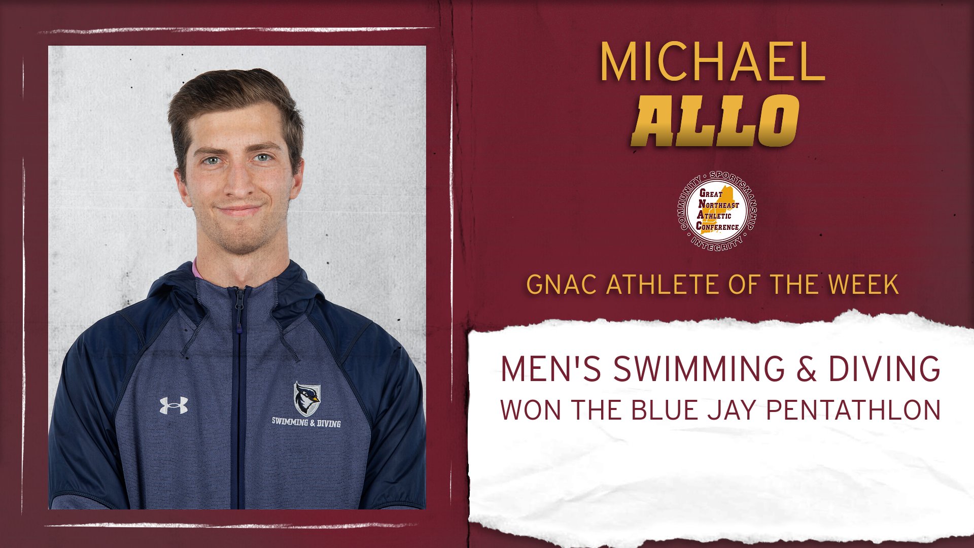 Allo Earns GNAC Athlete of the Week Honors