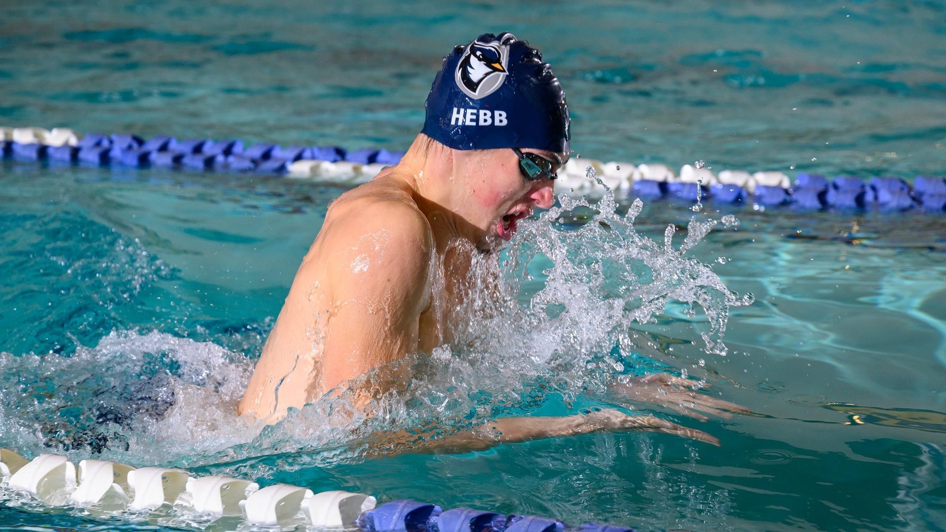Men's Swimming & Diving Defeats Plymouth State, Falls to Husson Saturday Morning