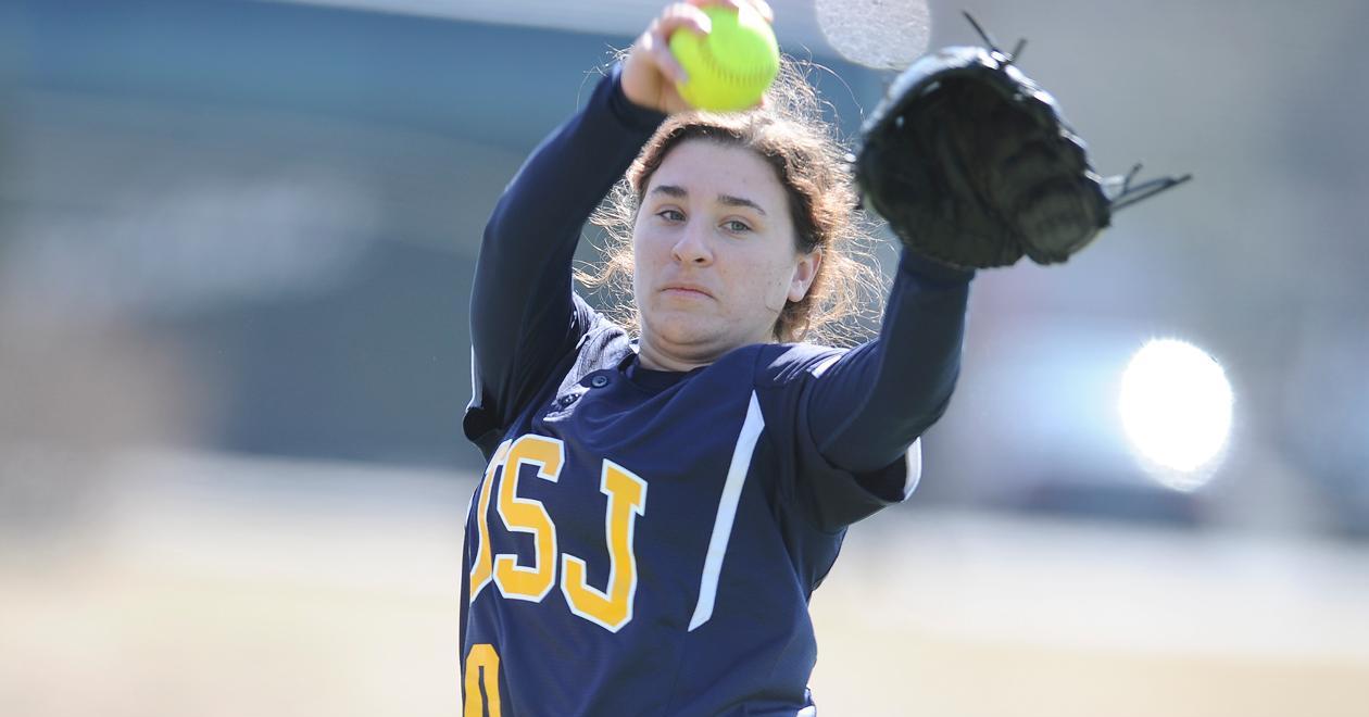 Softball Opens Conference Play by Winning Two