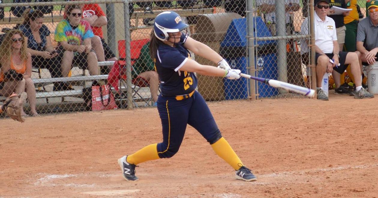 Softball Splits at Suffolk