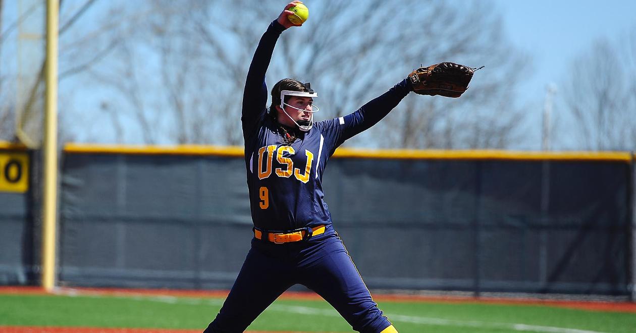 Softball Splits With Albertus