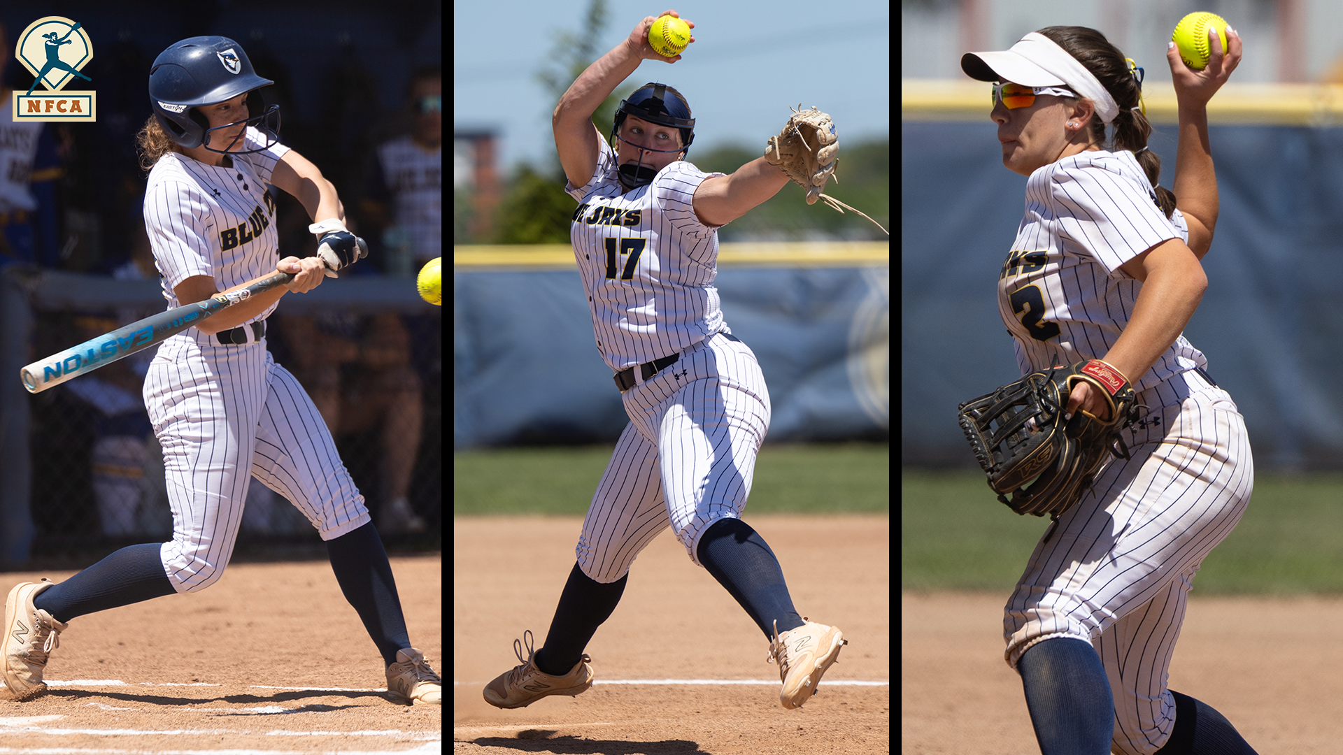 Antonowicz, Roberts, Zup Named to NFCA All-Region I Third Team