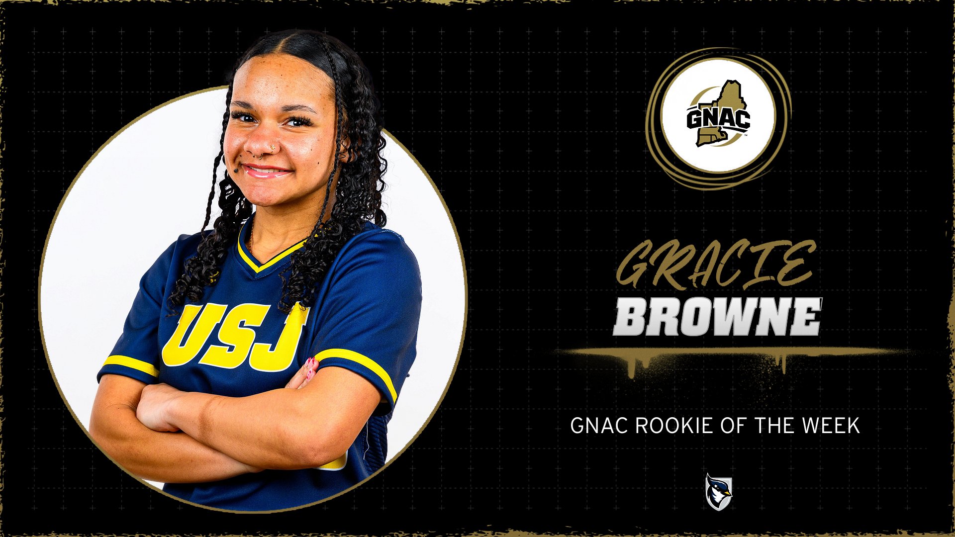 Browne Tabbed GNAC Softball Rookie of the Week