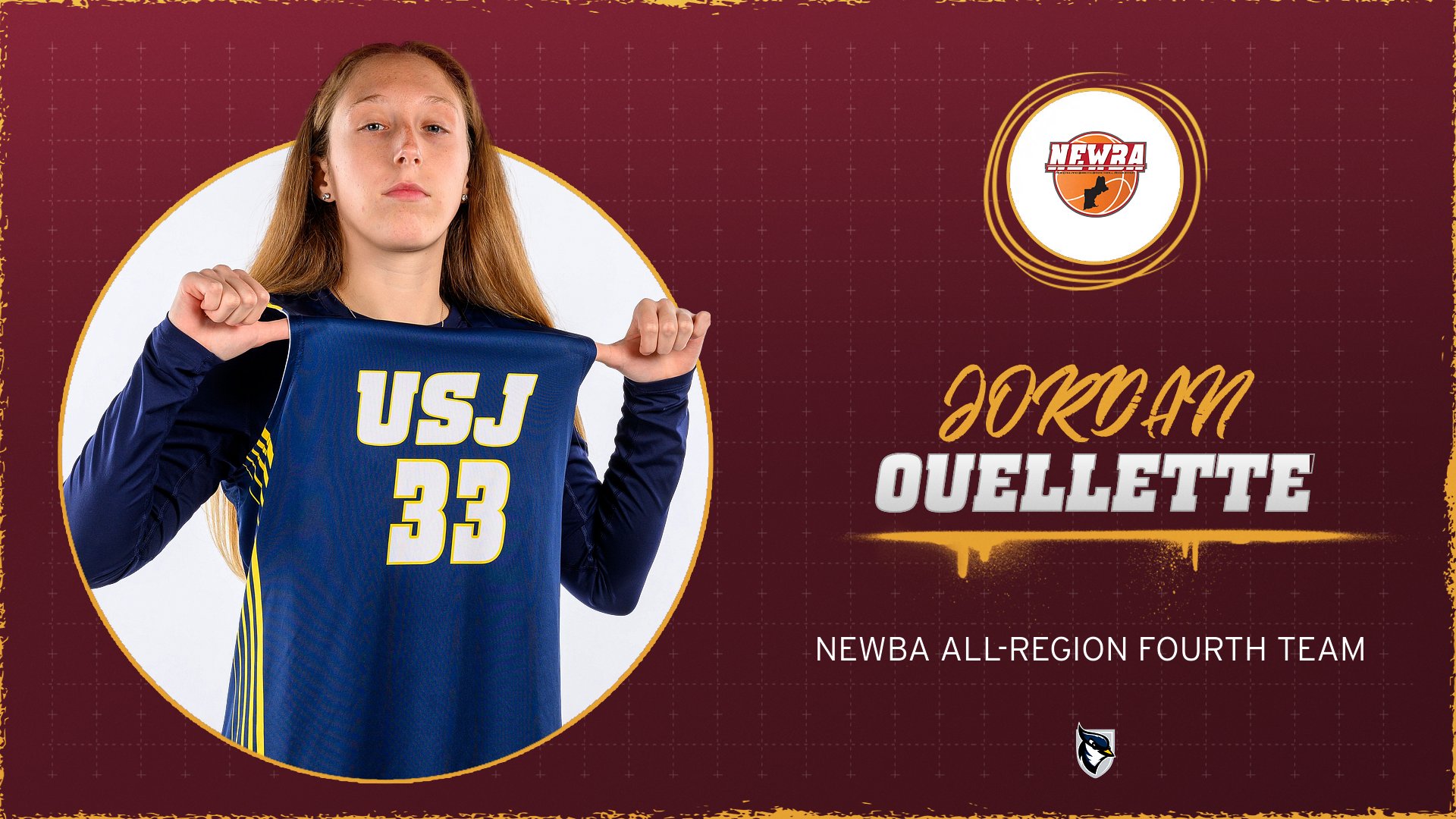 Ouellette Named to NEWBA All-Region Fourth Team