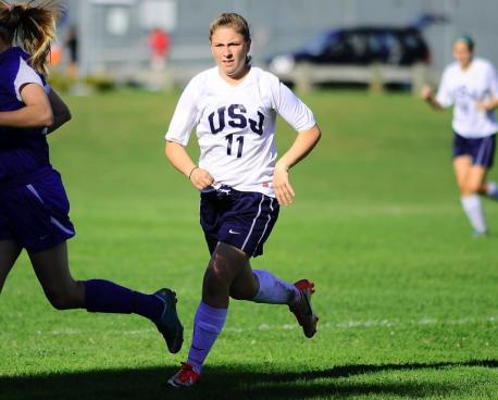 Mirabella Scores Twice in 2-1 Win