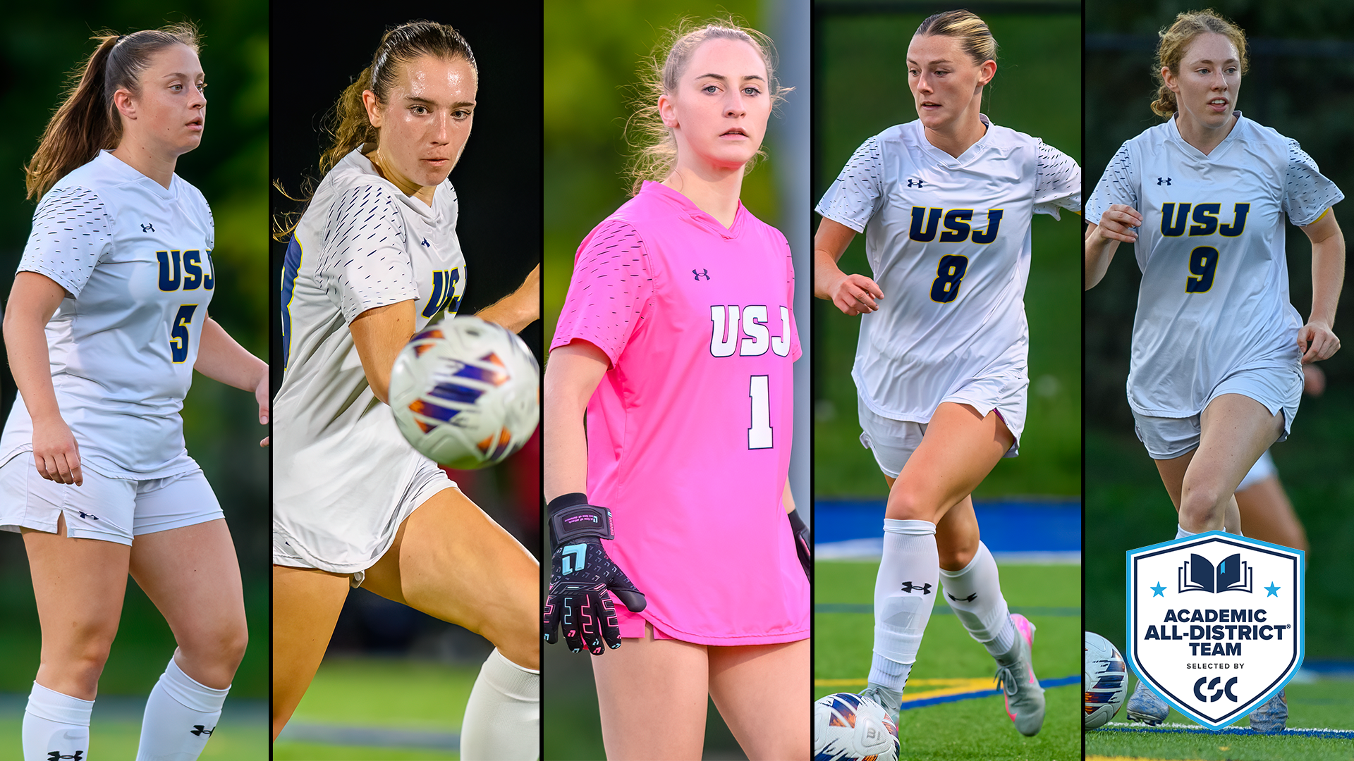 Women's Soccer Lands Five on CSC Academic All-District Team