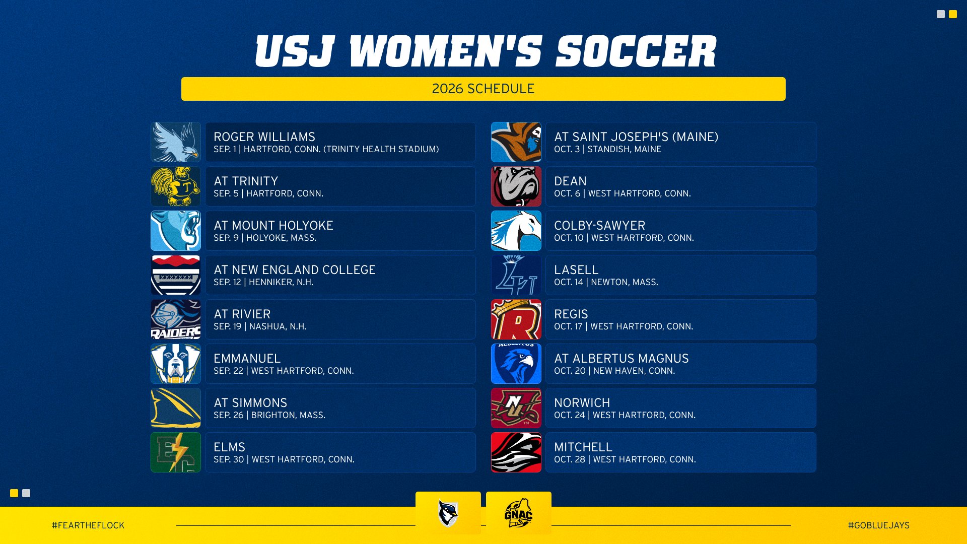 Women's Soccer Unveils 2026 Schedule