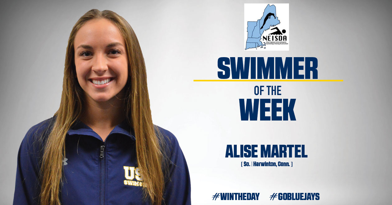 Martel Named NEISDA Swimmer of the Week