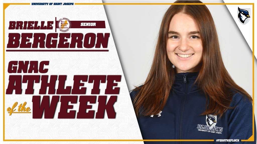 Bergeron Tabbed Women's Swim & Dive GNAC Athlete Of The Week
