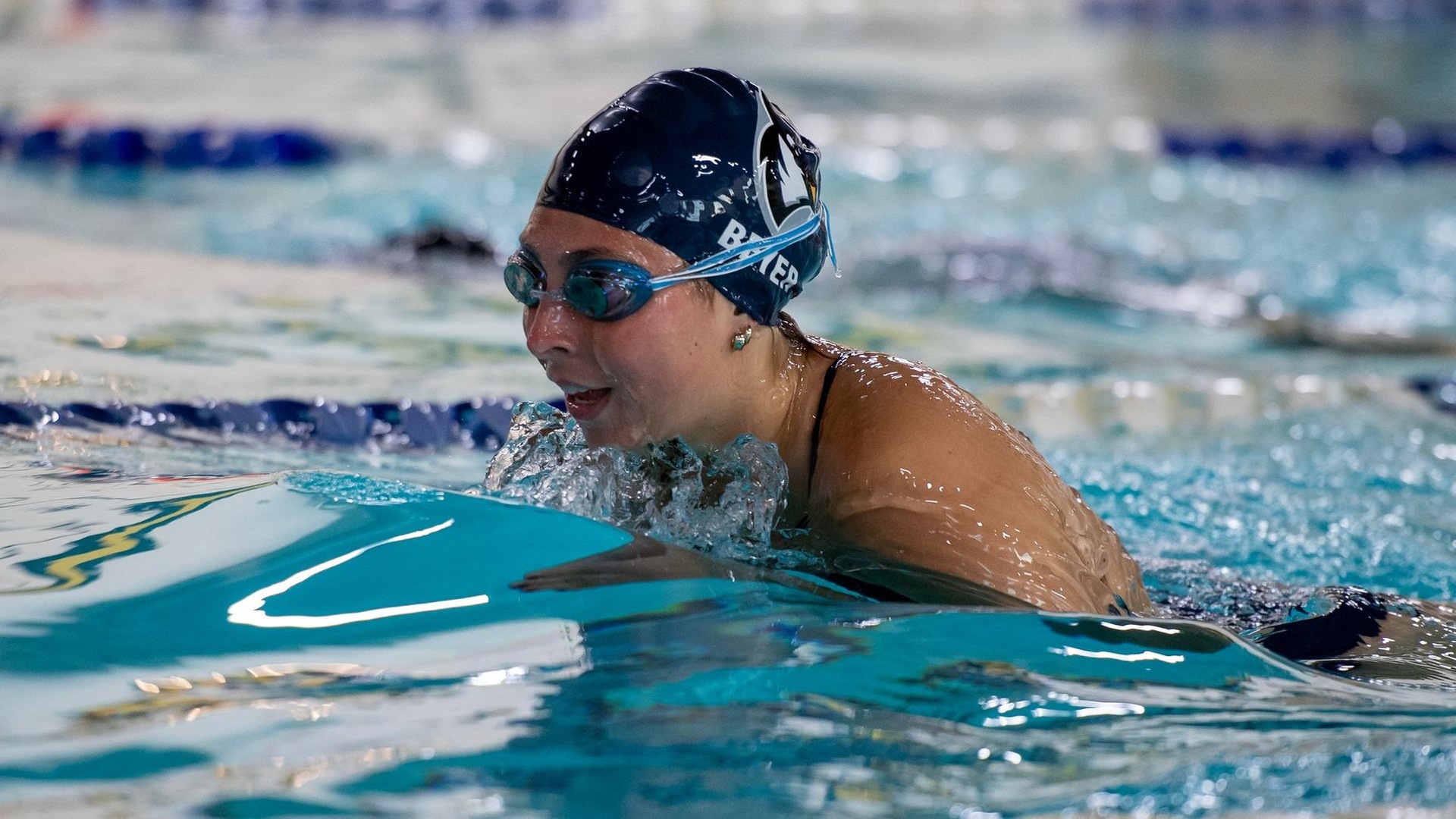 Women's Swimming & Diving Falls to Regis and UNE to Begin 2023-24 Season