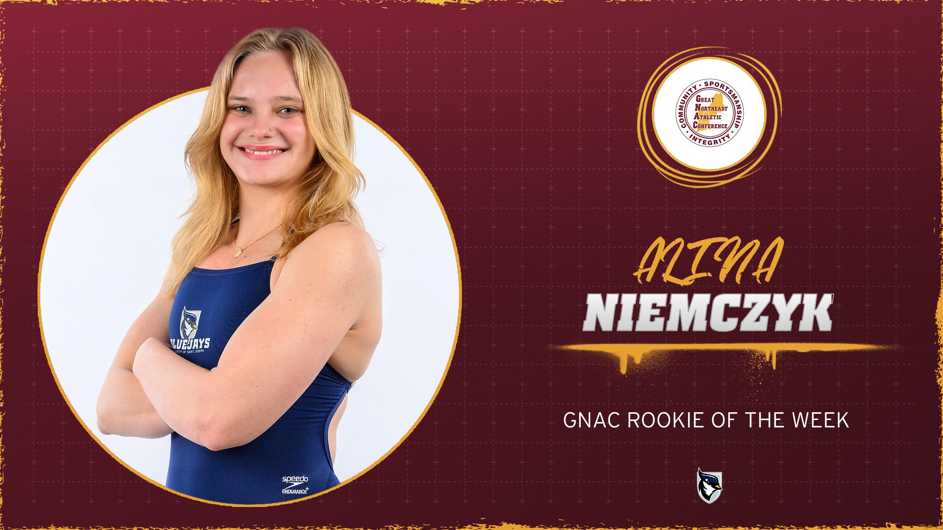Niemczyk Named GNAC Rookie of the Week for Second Consecutive Week