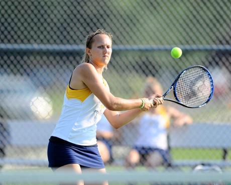 Tennis Battles Bay Path in Narrow Loss
