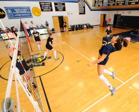 Volleyball Defeats Anna Maria, 3-0