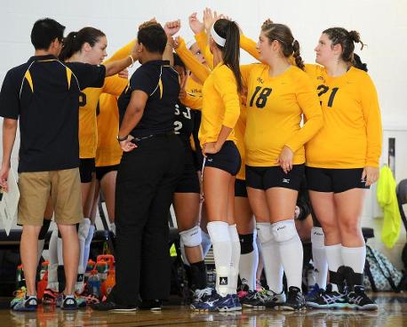 Wesleyan Wins Volleyball Match