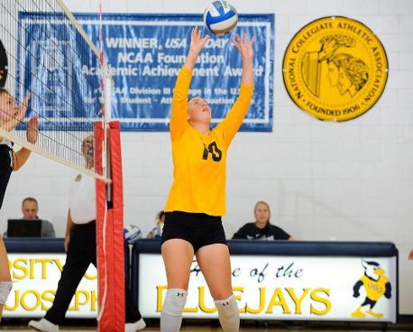 Volleyball Opens GNAC Play With Split