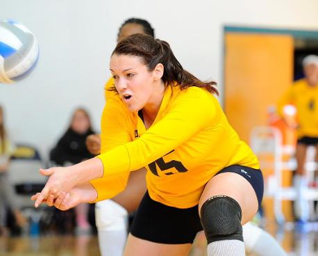 Volleyball Swept at Emerson