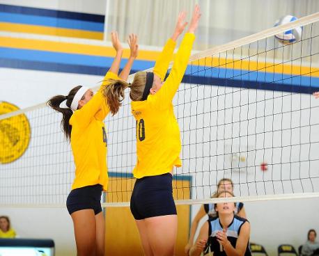Volleyball Falls at Simmons