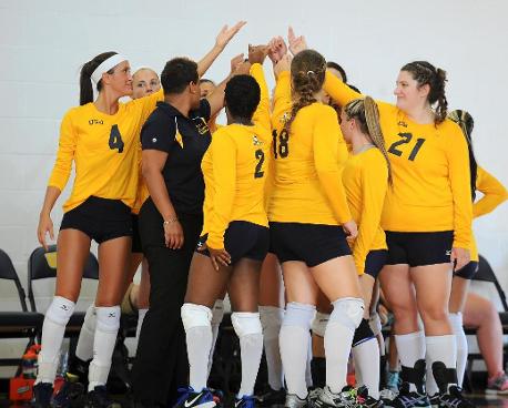 Volleyball Edged by Suffolk
