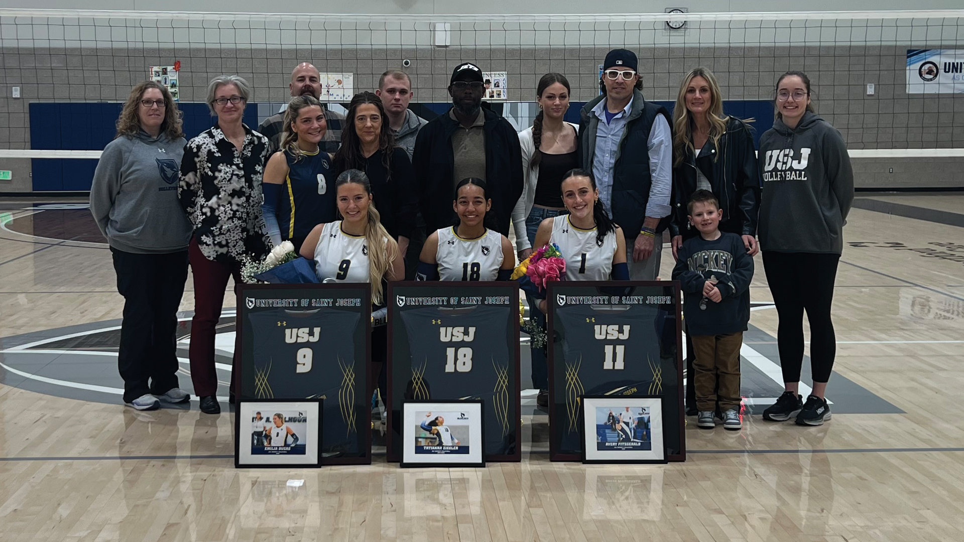 Volleyball Bests Elms and Mitchell During Senior Day on Saturday